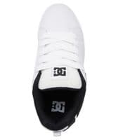 DC SHOES MENS COURT GRAFFIK TRAINERS.NEW BOXED LEATHER WHITE SKATER SHOES W25 (1)