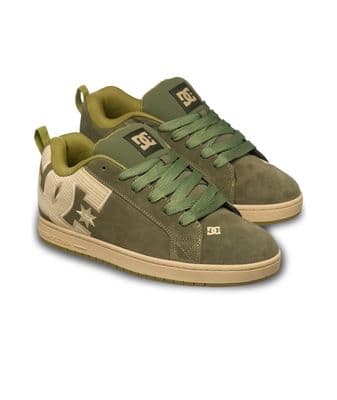 DC SHOES MENS COURT GRAFFIK TRAINERS.NEW BOXED SUEDE LEATHER SKATER SHOES W26