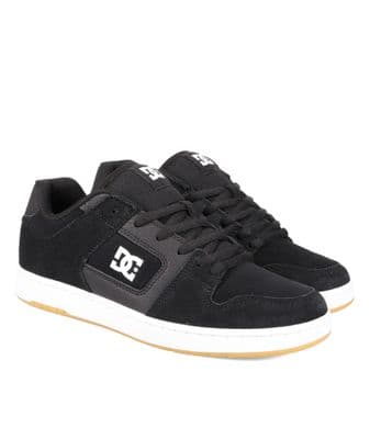 DC SHOES MENS MANTECA 4 S  TRAINERS.NEW BOX BLACK WHITE LEATHER SKATE SHOES W26