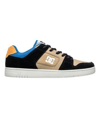 DC SHOES MENS MANTECA 4 TRAINERS.NEW BOXED LEATHER BLACK ORANGE SKATE SHOES S25