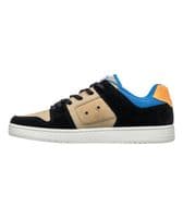 DC SHOES MENS MANTECA 4 TRAINERS.NEW BOXED LEATHER BLACK ORANGE SKATE SHOES S25