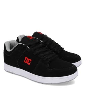 DC SHOES MENS MANTECA 4 TRAINERS.NEW LEATHER BLACK RUBBER SOLE SKATE SHOES S26