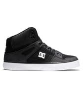 DC SHOES MENS PURE HIGH TOPS.NEW BLACK LEATHER HI SKATE SHOES BOOTS TRAINERS S26
