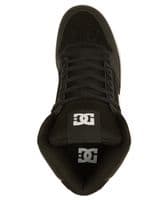 DC SHOES MENS PURE HIGH TOPS.NEW BLACK LEATHER HI SKATE SHOES BOOTS TRAINERS S26