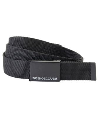 DC SHOES MENS WEB BELT. BLACK TROUSER JEANS BOTTLE OPENER WEBBING STRAP S26