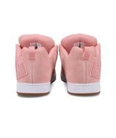 DC SHOES WOMENS COURT GRAFFIK TRAINERS.NEW SUEDE LEATHER PINK SKATE SHOES S25