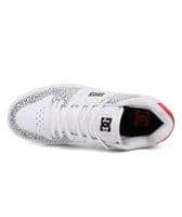 DC SHOES WOMENS MANTECA 4 TRAINERS.NEW BOXED LEATHER PINK WHITE SKATE SHOES W25