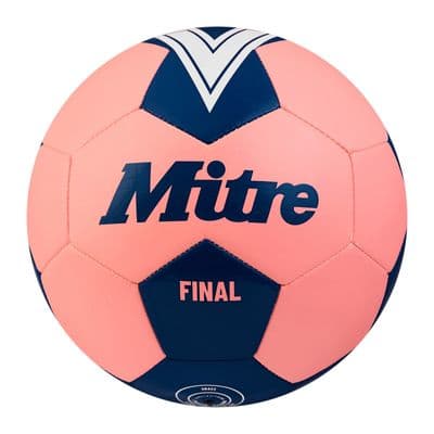 MITRE FINAL FOOTBALL.NEW RECREATIONAL GRASS/ASTRO TRAINING BALL.PINK BLUE.SIZE 5