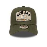 NEW ERA BUFFALO NY TRUCKER CAP.9FORTY SUMMER PATCH ADJUSTABLE BASEBALL HAT S26