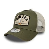 NEW ERA BUFFALO NY TRUCKER CAP.9FORTY SUMMER PATCH ADJUSTABLE BASEBALL HAT S26