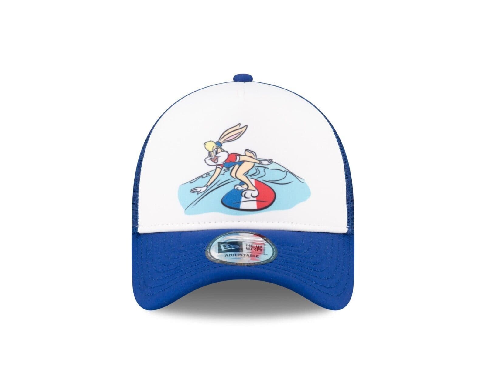 NEW ERA BUGS BUNNY SURFER TRUCKER CAP LOONEY TUNES BLUE