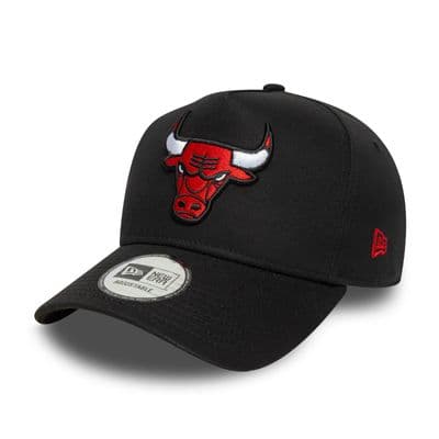 NEW ERA CHICAGO BULLS BASEBALL CAP.9FORTY E FRAME SIDE PATCH STRAPBACK HAT W25
