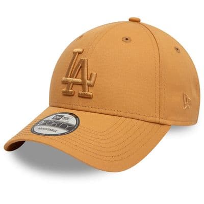 NEW ERA LA DODGERS BASEBALL CAP.9FORTY LEAGUE ESSENTIAL STRAPBACK BROWN HAT S25