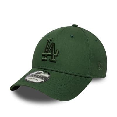 NEW ERA LA DODGERS BASEBALL CAP.9FORTY LOS ANGELES LEAGUE STRAP GREEN HAT S26