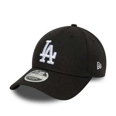 NEW ERA LA DODGERS BASEBALL CAP.9FORTY LOS ANGELES MFRAME BLACK SNAPBACK HAT W25