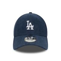 NEW ERA LA DODGERS BASEBALL CAP.9FORTY LOS ANGELES NAVY CORD STRAPBACK HAT W26