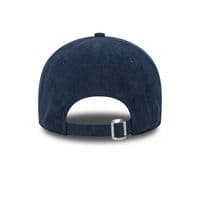NEW ERA LA DODGERS BASEBALL CAP.9FORTY LOS ANGELES NAVY CORD STRAPBACK HAT W26