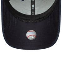 NEW ERA LA DODGERS BASEBALL CAP.9FORTY LOS ANGELES NAVY CORD STRAPBACK HAT W26