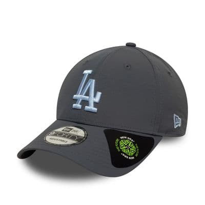 NEW ERA LA DODGERS BASEBALL CAP.9FORTY MLB RECYCLED GREY BLUE ADJUSTABLE HAT S25