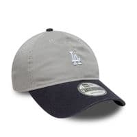 NEW ERA LA DODGERS BASEBALL CAP.9TWENTY LOS ANGELES GREY WASHED CONTRAST HAT W26