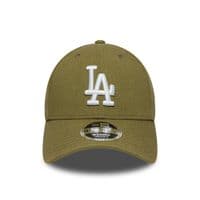 NEW ERA LA DODGERS LINEN BASEBALL CAP.9FORTY M CROWN GREEN SNAPBACK HAT S26
