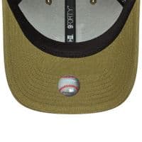 NEW ERA LA DODGERS LINEN BASEBALL CAP.9FORTY M CROWN GREEN SNAPBACK HAT S26