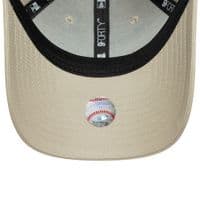NEW ERA LA DODGERS WOMENS BASEBALL CAP.9FORTY MLB BEIGE LEAGUE ESSENTIAL HAT W26