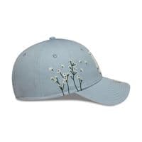 NEW ERA LA DODGERS WOMENS FLORAL BASEBALL CAP.9FORTY LOS ANGELES BLUE HAT W26