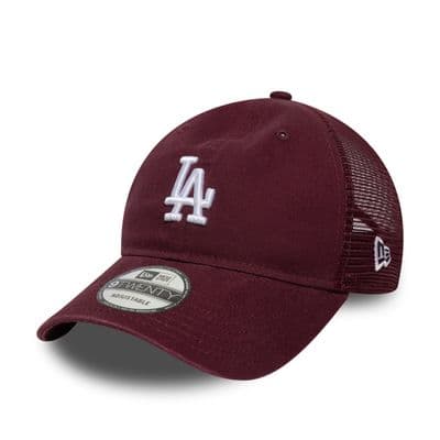 NEW ERA LOS ANGELES DODGERS BASEBALL TRUCKER CAP.9TWENTY MIDI LOGO SNAP HAT W25