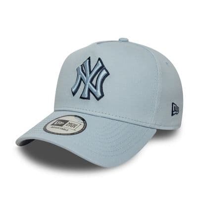 NEW ERA NEW YORK YANKEES BASEBALL CAP.9FORTY E FRAME OUTLINE BLUE SNAP HAT S25