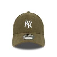 NEW ERA NEW YORK YANKEES BASEBALL CAP.9FORTY GREEN SOFT CORD STRAPBACK HAT W26