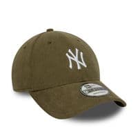 NEW ERA NEW YORK YANKEES BASEBALL CAP.9FORTY GREEN SOFT CORD STRAPBACK HAT W26