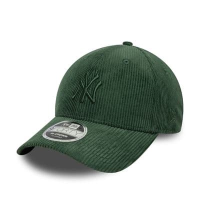 NEW ERA NEW YORK YANKEES BASEBALL CAP.9FORTY M CROWN GREEN CORD SNAPBACK HAT S26