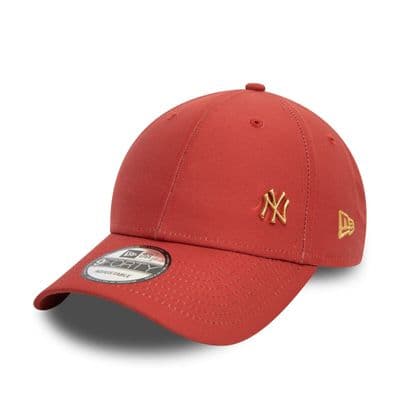 NEW ERA NEW YORK YANKEES BASEBALL CAP.9FORTY MLB FLAWLESS RED STRAPBACK HAT W24