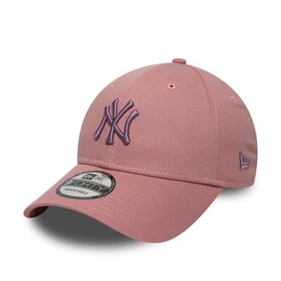 NEW ERA NEW YORK YANKEES BASEBALL CAP.9FORTY PINK MIDI LOGO STRAPBACK HAT W25