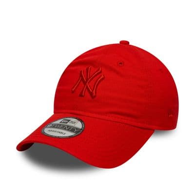 NEW ERA NEW YORK YANKEES BASEBALL CAP.9TWENTY MIDI LOGO RED STRAPBACK HAT W25