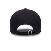 NEW ERA NEW YORK YANKEES BASEBALL CAP.9TWENTY NAVY RED WASHED CONTRAST HAT W26