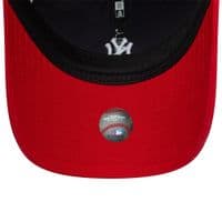 NEW ERA NEW YORK YANKEES BASEBALL CAP.9TWENTY NAVY RED WASHED CONTRAST HAT W26