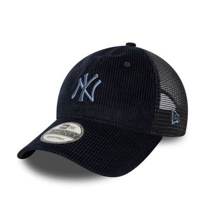 NEW ERA NEW YORK YANKEES CORD BASEBALL CAP.9TWENTY BLACK STRAP CORDUROY HAT W25