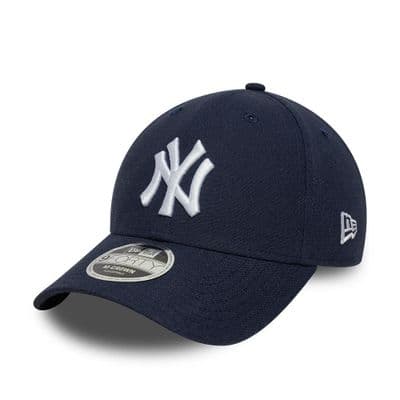 NEW ERA NEW YORK YANKEES LINEN BASEBALL CAP.9FORTY M CROWN BLUE SNAPBACK HAT S26