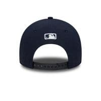 NEW ERA NEW YORK YANKEES LINEN BASEBALL CAP.9FORTY M CROWN BLUE SNAPBACK HAT S26