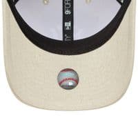 NEW ERA NEW YORK YANKEES LINEN BASEBALL CAP.9FORTY MCROWN BEIGE SNAPBACK HAT S26