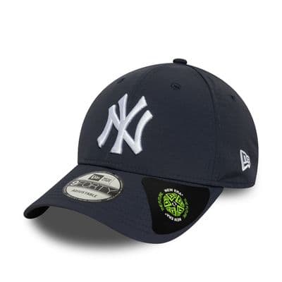 NEW ERA NEW YORK YANKEES RECYCLED BASEBALL CAP.9FORTY NAVY ADJUSTABLE HAT W25