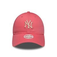 NEW ERA NEW YORK YANKEES WOMENS BASEBALL CAP.9TWENTY PINK LEAGUE ESSENT HAT W26