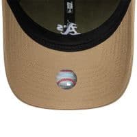 NEW ERA OAKLAND ATHLETICS BASEBALL CAP.9TWENTY GREEN MLB WASHED CONTRAST HAT W26