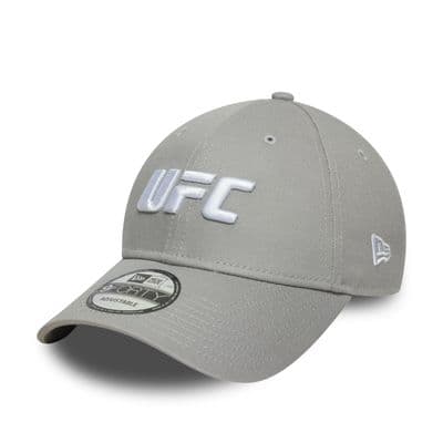 NEW ERA UFC ULTIMATE FIGHTING BASEBALL CAP.9FORTY MMA GREY ADJUSTABLE HAT W25