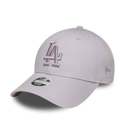 NEW ERA WOMENS 9FORTY LA DODGERS BASEBALL CAP.LEAGUE ESSENTIAL PURPLE HAT W25