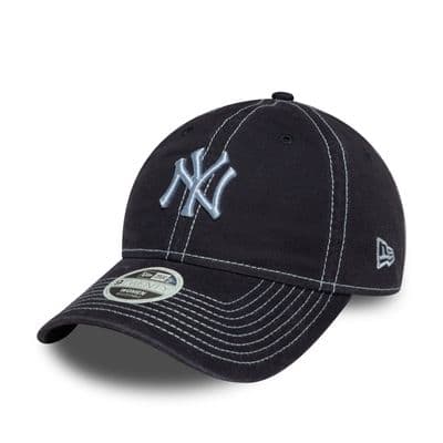 NEW ERA WOMENS 9TWENTY BASEBALL CAP.MLB CONTRAST STITCH NAVY BASEBALL  HAT S25