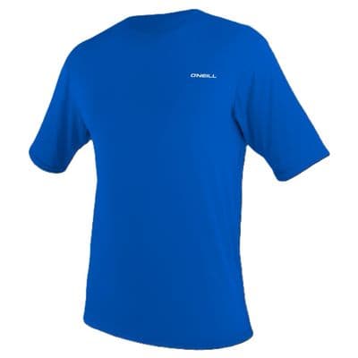 O'NEILL MENS RASH VEST T SHIRT.SKINS BLUE UPF50+ SUN PROTECTION GUARD TOP W26