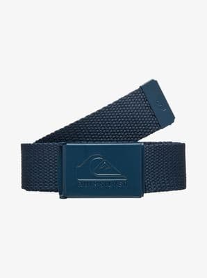 QUIKSILVER MENS BELT.PRINCIPAL SCHWACK NAVY BLUE WEBBING JEANS TROUSER STRAP S26